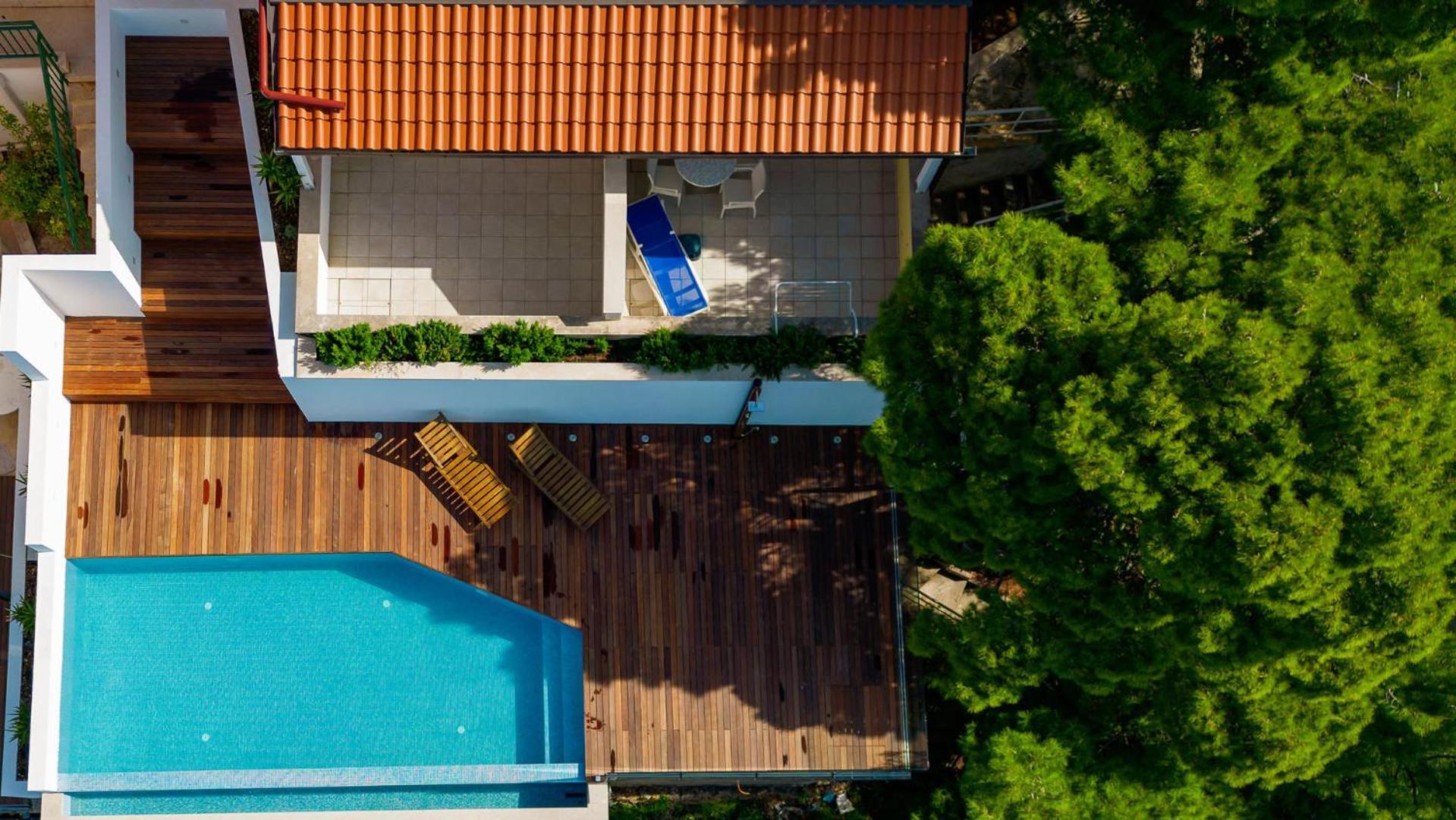 Luxury Ruzmarina With New Heated Infinity Pool And Lounge Area Marusici (Split-Dalmatia)